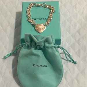 Tiffany and co. Heart bracelet